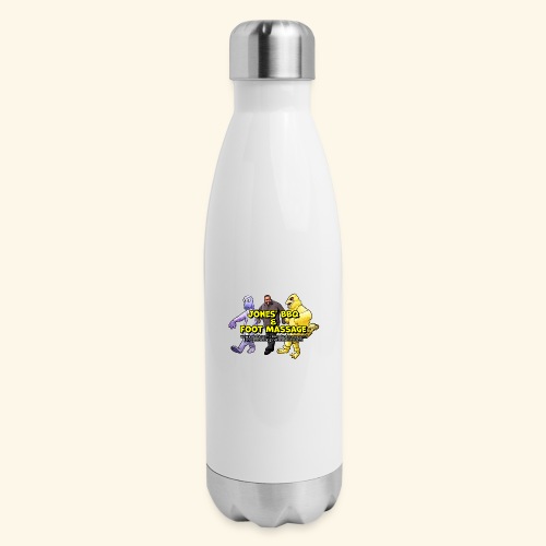 Jones BBQ and Foot Massage - Dancing Logo - Insulated Stainless Steel Water Bottle