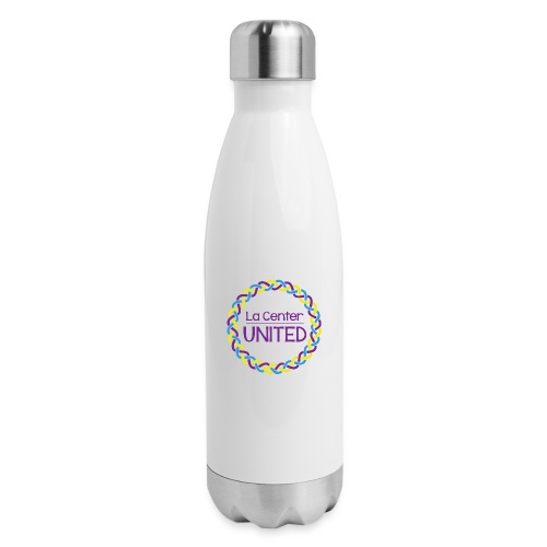 La Center United Logo - Insulated Stainless Steel Water Bottle