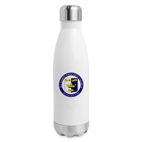 All Saints 130 Logo (Front & Back) - Insulated Stainless Steel Water Bottle