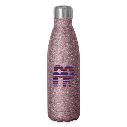 Puerto Rico is PR - Insulated Stainless Steel Water Bottle