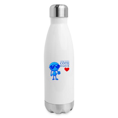 Smoon City_Saint Tropez Côte d'Azur - 17 oz Insulated Stainless Steel Water Bottle
