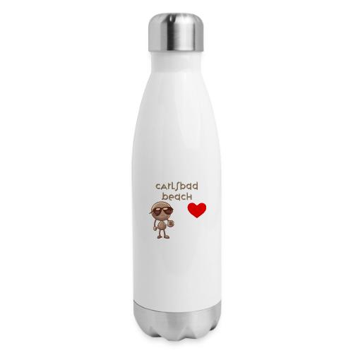 Smoon City_Carlsbad Beach - 17 oz Insulated Stainless Steel Water Bottle