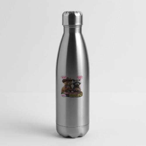 Freedom Squirrel and Raccoon - 17 oz Insulated Stainless Steel Water Bottle