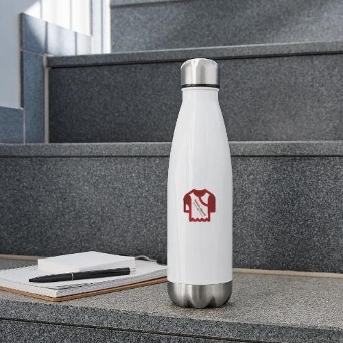 Kenada Logo white spray - 17 oz Insulated Stainless Steel Water Bottle