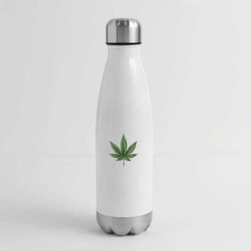 Cannabis Leaf - 17 oz Insulated Stainless Steel Water Bottle