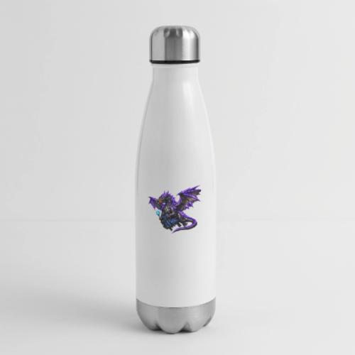 Neon Dragon and Battle Mage - 17 oz Insulated Stainless Steel Water Bottle