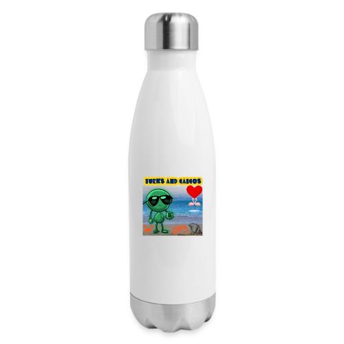 Smoon City_Turks and Caicos - 17 oz Insulated Stainless Steel Water Bottle