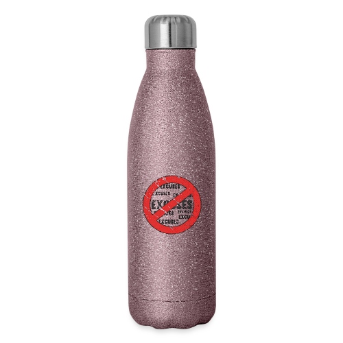 No Excuses | Vintage Style - Insulated Stainless Steel Water Bottle