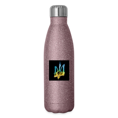 Burning Trident for button pins - 17 oz Insulated Stainless Steel Water Bottle