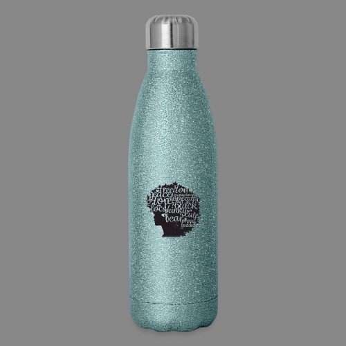 Afro Text II - Insulated Stainless Steel Water Bottle