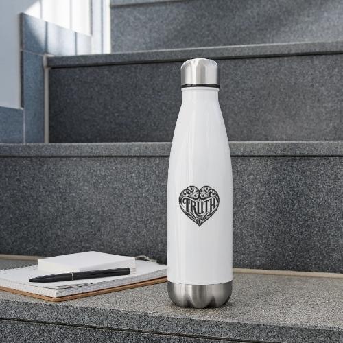 TRUTH in HEART - 17 oz Insulated Stainless Steel Water Bottle