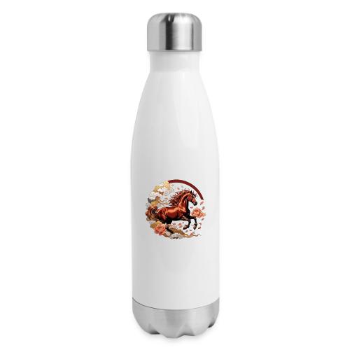 Year of the Horse T Shirt, Lunar New Year Gift - 17 oz Insulated Stainless Steel Water Bottle