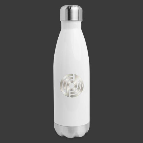 Open Musicians Collective Chrome Logo - 17 oz Insulated Stainless Steel Water Bottle