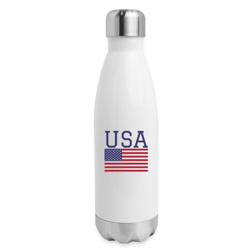 USA American Flag - Fourth of July Everyday - Insulated Stainless Steel Water Bottle