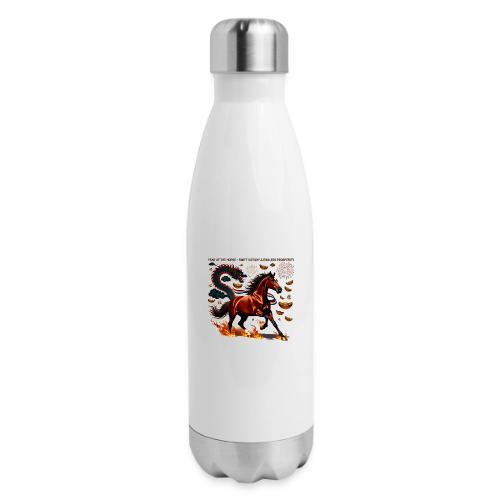 Year of the Horse Victory T Shirt, Lunar New Year - 17 oz Insulated Stainless Steel Water Bottle