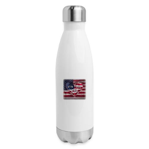 1776-2026 | 250 Years USA - 17 oz Insulated Stainless Steel Water Bottle