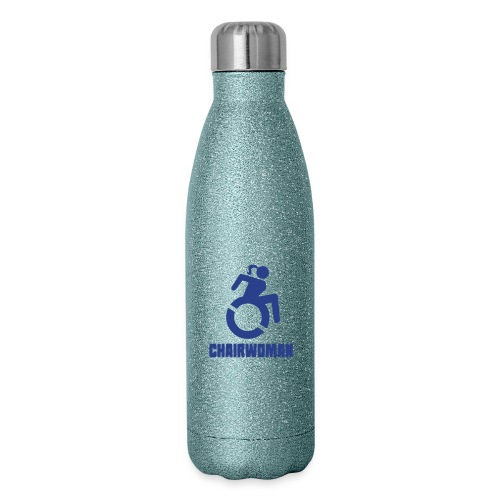 Chairwoman, woman in wheelchair girl in wheelchair - Insulated Stainless Steel Water Bottle