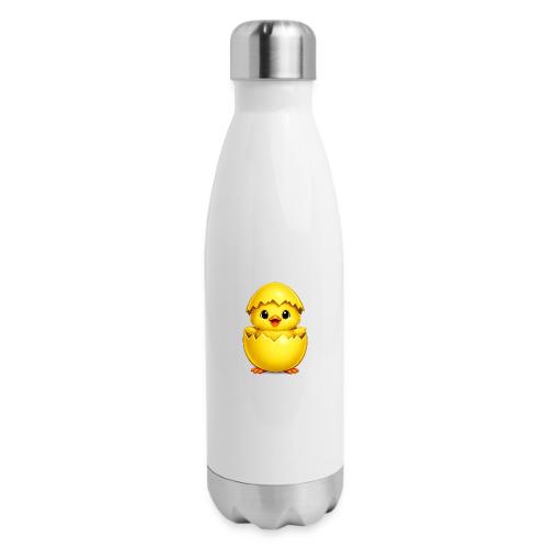 Easter Chick yellow - 17 oz Insulated Stainless Steel Water Bottle