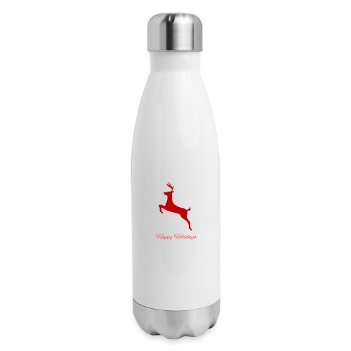 Happy Holidays - Insulated Stainless Steel Water Bottle