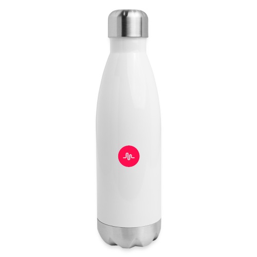 Musical.ly logo - 17 oz Insulated Stainless Steel Water Bottle