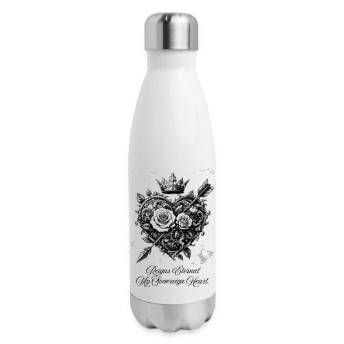 Royal Heart T-Shirt, Mug, & Leggings - 17 oz Insulated Stainless Steel Water Bottle