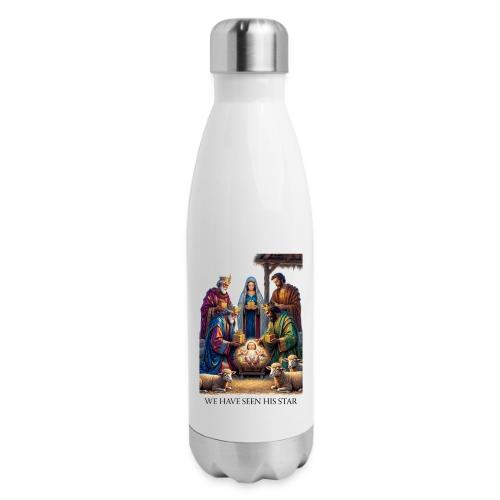 Three Wise Men T-Shirt - 17 oz Insulated Stainless Steel Water Bottle