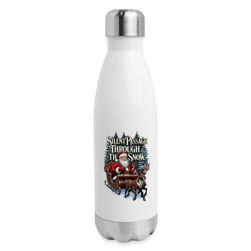 Nostalgic Santa T-Shirt - 17 oz Insulated Stainless Steel Water Bottle