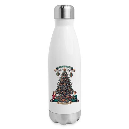 Twelve Days of Christmas T-Shirt - 17 oz Insulated Stainless Steel Water Bottle