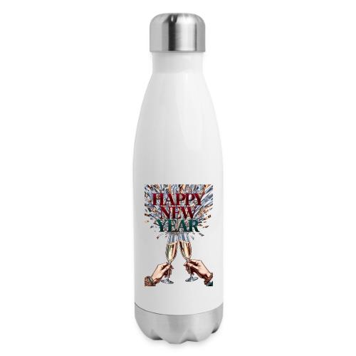 Toasting Hands T-Shirt Confetti Shower Premium - 17 oz Insulated Stainless Steel Water Bottle