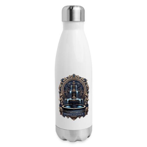 Gilded Baroque Fountain T-Shirt - 17 oz Insulated Stainless Steel Water Bottle