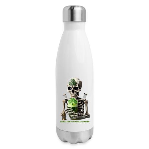 Eternal Stout Skeleton Graphic Tee - 17 oz Insulated Stainless Steel Water Bottle