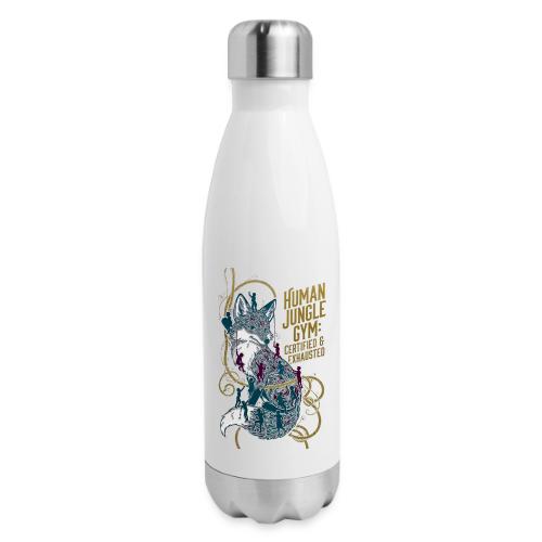Human Jungle Gym Fox Tee - 17 oz Insulated Stainless Steel Water Bottle