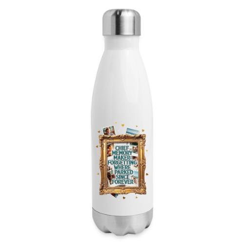 Chief Memory Maker T Shirt, Forgetting Where - 17 oz Insulated Stainless Steel Water Bottle