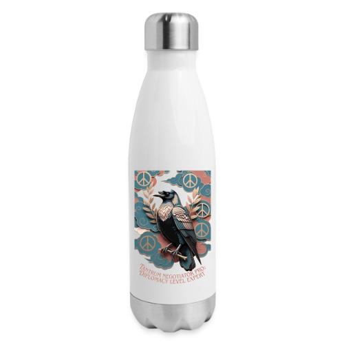 Raven Tantrum Mediator T Shirt - 17 oz Insulated Stainless Steel Water Bottle