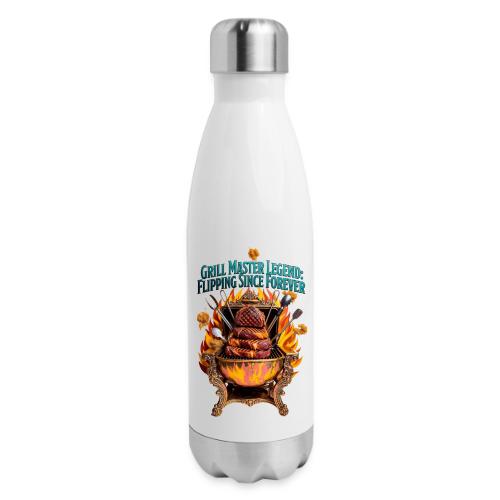 Grill Master Legend T Shirt - 17 oz Insulated Stainless Steel Water Bottle