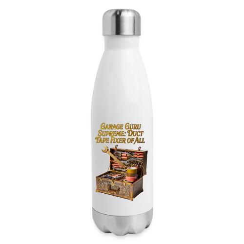 Garage Guru T Shirt - 17 oz Insulated Stainless Steel Water Bottle