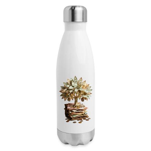 Dad Tax Collector T Shirt - 17 oz Insulated Stainless Steel Water Bottle