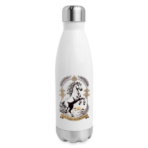 Year of the Horse Rearing T Shirt, Lunar New Year - 17 oz Insulated Stainless Steel Water Bottle