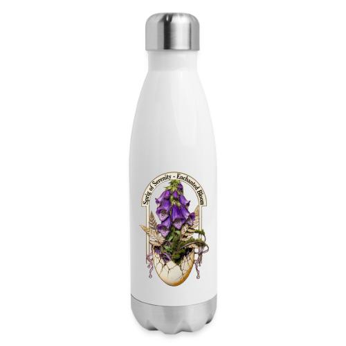 Spring Serenity Foxglove Tee, Easter Gift for wife - 17 oz Insulated Stainless Steel Water Bottle