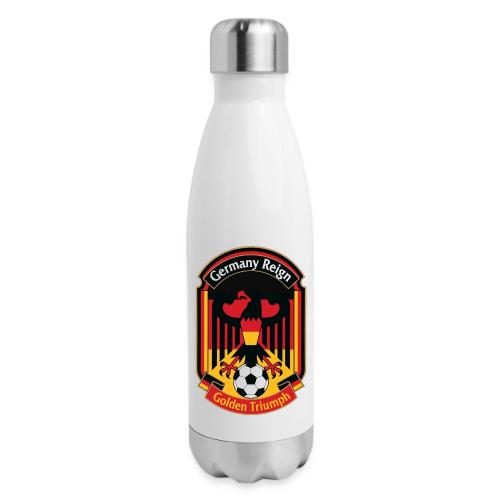 Germany Eagle Reign T-Shirt, German Flag Gift - 17 oz Insulated Stainless Steel Water Bottle