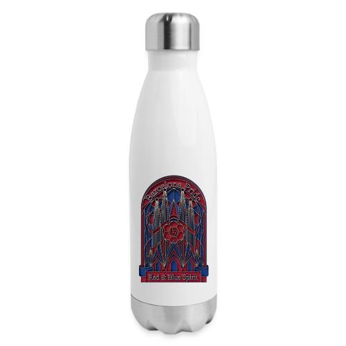 Barcelona Scarlet Pride T Shirt, Vibrant City Gift - 17 oz Insulated Stainless Steel Water Bottle