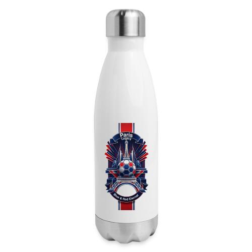 Paris Tower Legacy T Shirt, Soccer City Pride Gift - 17 oz Insulated Stainless Steel Water Bottle