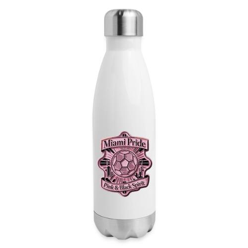 Miami City Pride T Shirt, Vibrant City Pride Gift - 17 oz Insulated Stainless Steel Water Bottle