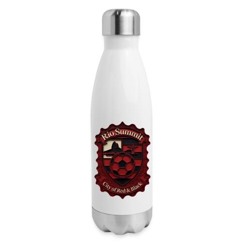 Flamengo Scarlet Summit T-Shirt, Football Gift - 17 oz Insulated Stainless Steel Water Bottle