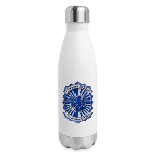 Chelsea Blue Bridge T Shirt, Soccer Fan Gift - 17 oz Insulated Stainless Steel Water Bottle