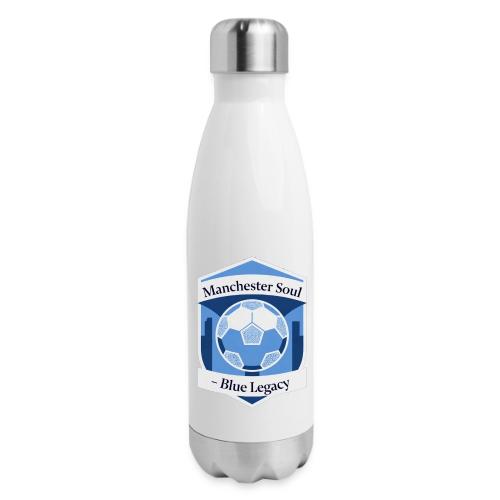Manchester Soul Soccer City Emblem T Shirt, Gift - 17 oz Insulated Stainless Steel Water Bottle