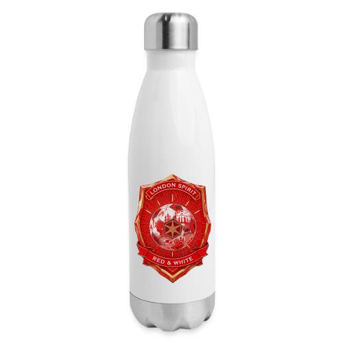 London is Red T Shirt, Football City Pride Gift - 17 oz Insulated Stainless Steel Water Bottle