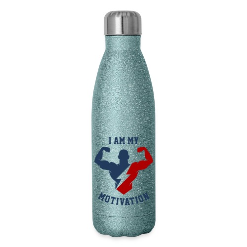 fitness gym motivation - 17 oz Insulated Stainless Steel Water Bottle