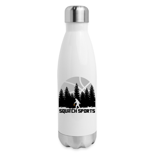 Squatch Scene Black - Insulated Stainless Steel Water Bottle