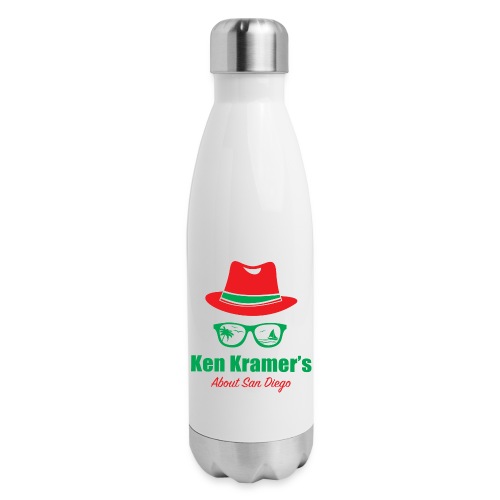 Happy Holidays 2019 - 17 oz Insulated Stainless Steel Water Bottle